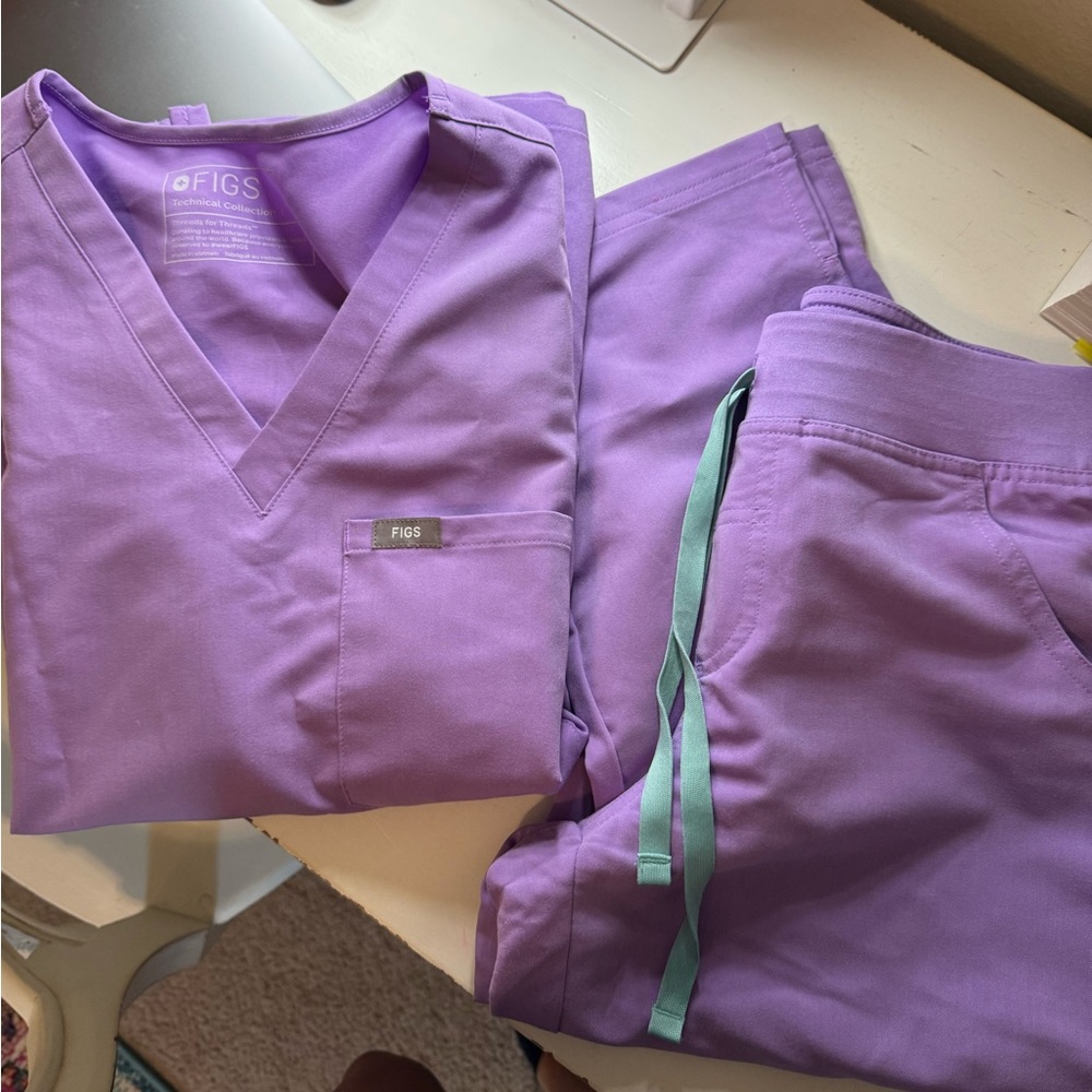 Figs purple scrubs